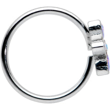20G 5/16 Aurora Gem Fancy Flower Seamless Nose Hoop