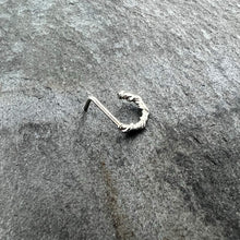20G 1/4 Wicked Wire Faux Hoop L Shape Nose Ring