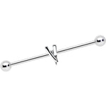 14G Straight Razor Industrial Barbell 38mm