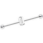 14G Razor Blade Industrial Barbell 38mm