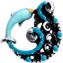 16G 1/4 Leaping Blue Dolphin Labret