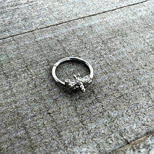 16G 3/8 Aurora Gem Dragonfly Flying Hinged Segment Ring