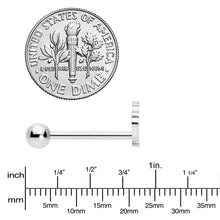 316L Surgical Steel Scalloped Sea Shell Barbell Tongue Ring