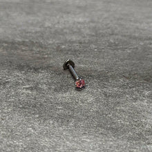 16G 5/16 Pink CZ ASTM F-136 Implant Grade Titanium Threadless Heart End Labret