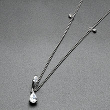 Clear Gem Double Drop Double Mount Belly Ring Belly Chain