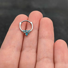 16G 5/16 Blue Gem Bee Glamour Cartilage Clicker