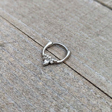 16G 5/16 Clear Gem Bee Glamour Cartilage Clicker
