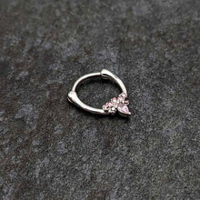 16G 5/16 Pink Gem Bee Glamour Cartilage Clicker