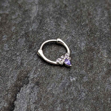 16G 5/16 Purple Gem Bee Glamour Cartilage Clicker