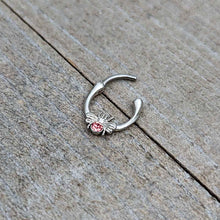 16G 5/16 Pink Gem Ultra Fly Cartilage Clicker