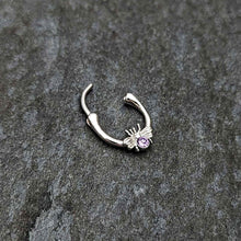 16G 5/16 Purple Gem Ultra Fly Cartilage Clicker