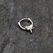 16G 5/16 Clear Gem Simple Style Dragonfly Cartilage Clicker