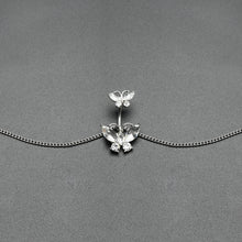 Clear Gem Butterfly Beauties Double Mount Belly Ring Belly Chain