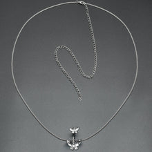 Clear Gem Butterfly Beauties Double Mount Belly Ring Belly Chain