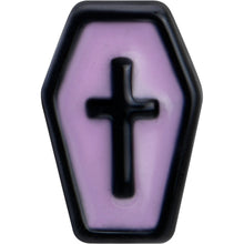 16G 5/16 Creepy Coffin Lt Purple Glow in Dark Labret Monroe Tragus