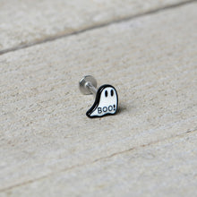 16G 5/16 Halloween Ghost Glow in the Dark Labret Monroe Tragus
