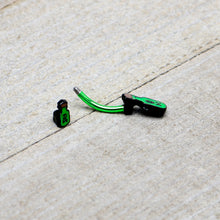 Green Poison Bottle Glow in the Dark Halloween Double Mount Belly Ring