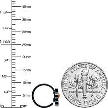 20G 5/16 Black Halloween Pumpkin Ghost Nose Hoop