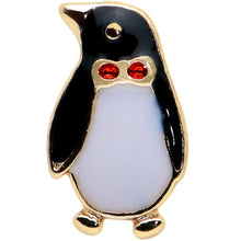 16G 5/16 Red Gem Gold Tone Bow Tie Penguin Labret Monroe Tragus