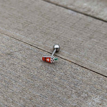 16G 5/16 Sweet Pumpkin Frappe Autumn Cartilage Tragus Earring