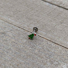 16G 5/16 Happy Christmas Tree Hat Labret Monroe Tragus