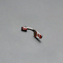 Sweet Pumpkin Latte Autumn Double Mount Belly Ring