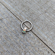 16G 3/8 Sweet Holiday Candle Christmas Hinged Segment Ring