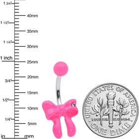 Sydney Belle Girlfriend Collection Pretty Pink Bow Belly Ring
