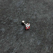 16G 1/4 Sweet Love Letter Valentine Cartilage Tragus Earring