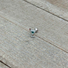 16G 1/4 Sweet Martini Glass Heart Cartilage Tragus Earring