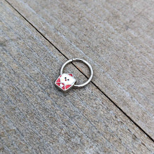 16G 3/8 Sweet Love Letter Valentine Hinged Segment Ring