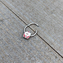 16G 3/8 Sweet Love Letter Valentine Hinged Segment Ring
