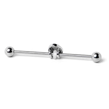 14G Blue Celebration Easter Egg Industrial Barbell 38mm