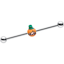 14G Sweet Happy Leprechaun St Patricks Industrial Barbell 38mm
