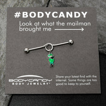 14G Fancy Leprechaun St Patricks Dangle Project Bar 38mm