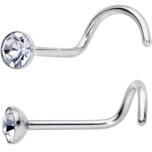 20G Nose Screw Gem Faux Opal Pack Dynasty Nose Ring Set of 6