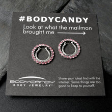Clip On Fake Nipple Ring Set - Pink, Blue or Clear