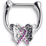 16G 5/16 Purplish Beauty in Flight Butterfly Cartilage Clicker
