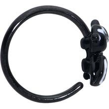 20G 5/16 Black Funky Skunk Nose Hoop