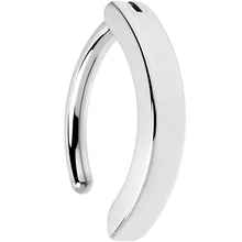 14G 3/8 316L Surgical Steel Smooth Style Hinged Hoop Belly Ring