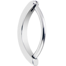 14G 9/16 316L Surgical Steel Smooth Style Hinged Hoop Belly Ring