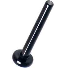 18G 5/16 Black ASTM F-136 Implant Grade Titanium Threadless Post Only Labret