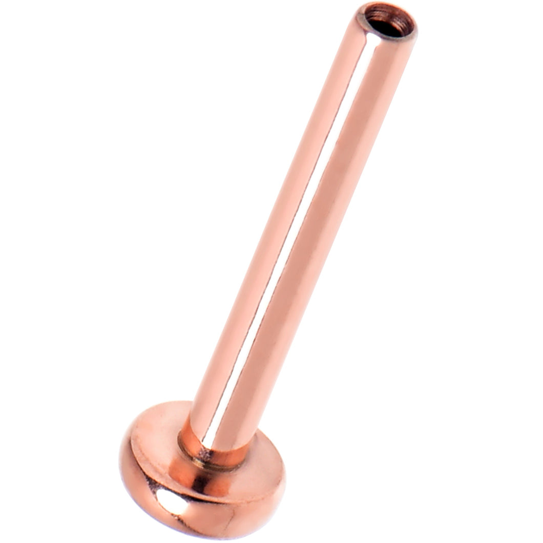 18G 5/16 Rosy Tone ASTM F-136 Implant Grade Titanium Threadless Post Only Labret