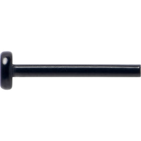 20G 5/16 Black ASTM F-136 Implant Grade Titanium Threadless Post Only Labret