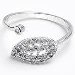 Midi Ring Clear Gem Leaf Toe Ring