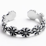 Midi Ring Flower Row Toe Ring