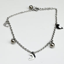 Oceanic Dolphin Dangle Stainless Steel Ankle Bracelet