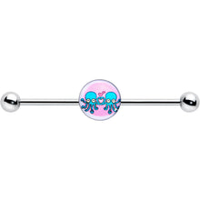 14G Loving Octopus Duo Industrial Barbell 38mm