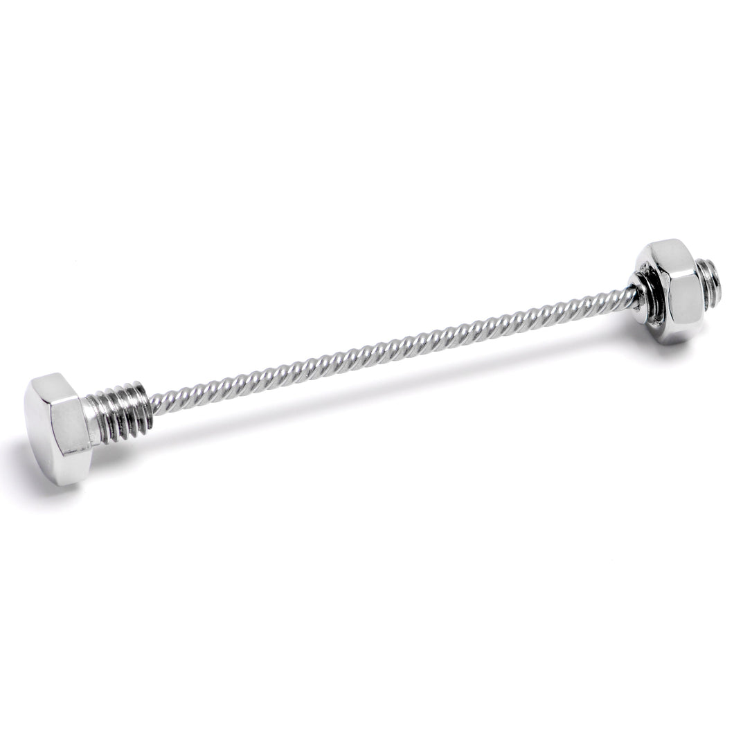 14G Optical Illusion Bolt Nuts And Bolts Industrial Barbell 38mm