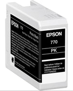 New, Pre-Owned - Epson 770 25ml UltraChrome Photo Black Ink Cartridge, T770120